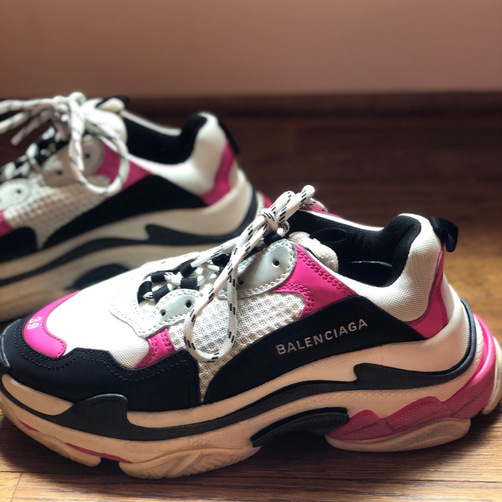 Balenciaga Triple S Pink/Black/White - Picture 2 of 5